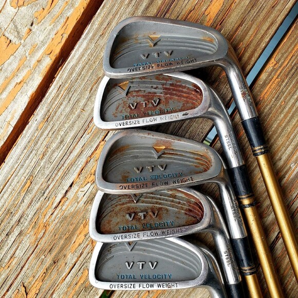 Voit Total Velocity Pintracker 3,5,6,7,9 Irons RH Golf Clubs Soft Kelmac Grip - Picture 7 of 7